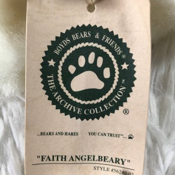 Boyds Bears FAITH ANGELBEARY The Archive Collection - Picture 7 of 8